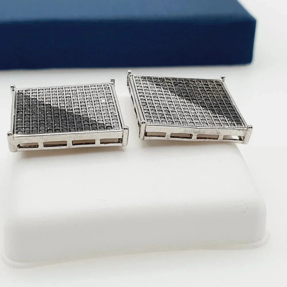 "925 Sterling Silver Plated CZ Earrings, EVBRS691 - Picture 9 of 10